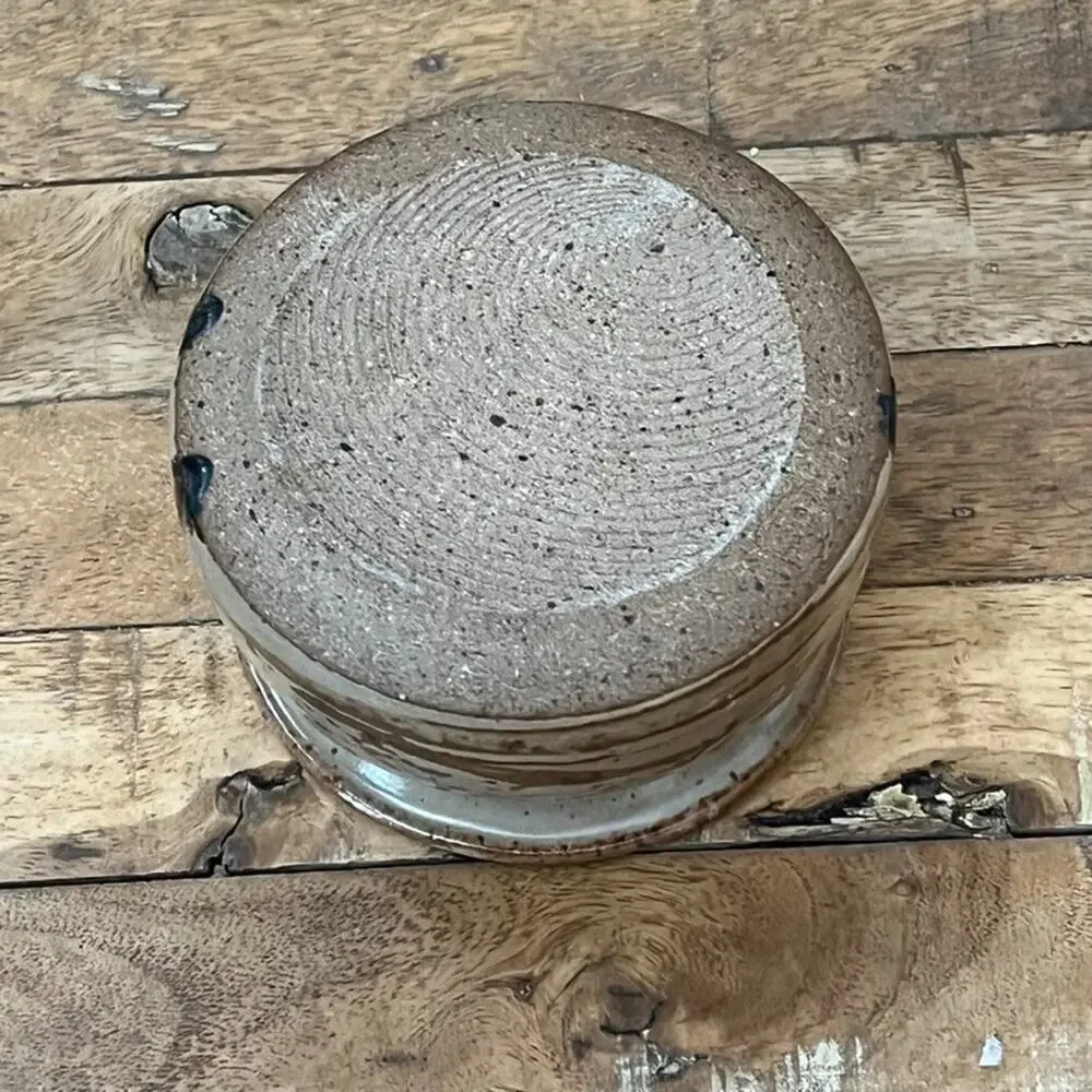 Studio Pottery Stoneware Vessel Jar 3.2